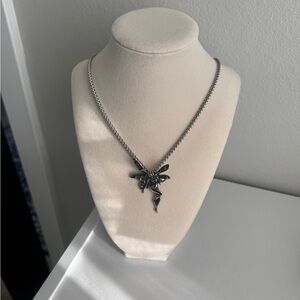 Y2K Gothic Fairy Statement Pendant Necklace
